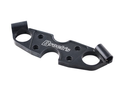 Billet Triple Tree Clamp - Black