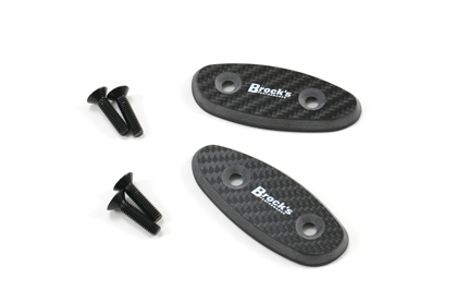 Carbon Fiber Mirror Block Off Plate Set
