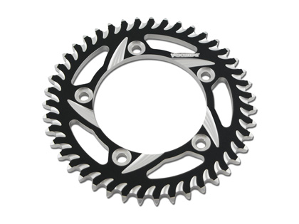 R Sprocket 40Tooth Blk&Slvr 525 Chain