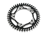 R Sprocket 40Tooth Blk&Slvr 525 Chain